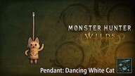 Monster Hunter Wilds - Pendant: Dancing White Cat (PC) - Steam Key - GLOBAL
