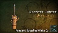 Monster Hunter Wilds - Pendant: Stretched White Cat (PC) - Steam Key - GLOBAL