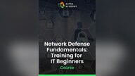 Network Defense Fundamentals: Training for IT Beginners - Alpha Academy Key - GLOBAL