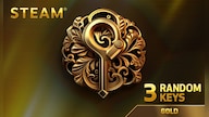 Random Gold 3 Keys - Steam Key - GLOBAL