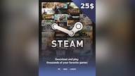 Steam Gift Card 25 USD - Steam Key - UNITED STATES