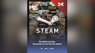 Steam Gift Card 5 EUR - Steam Key - EUROPE