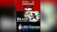Super Meat Boy + Lone Survivor + Braid Steam Key GLOBAL