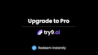 Try9 AI Upgrade to Pro 1 Year - try9.ai Key - GLOBAL