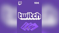 Twitch Gift Card 50 EUR - twitch Key - NETHERLANDS