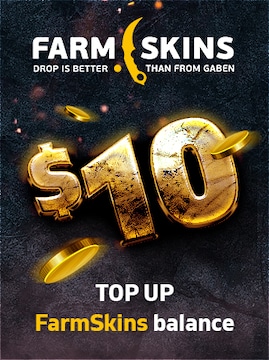 Farmskins Wallet Card 10 USD - FARMSKINS.COM Key - GLOBAL