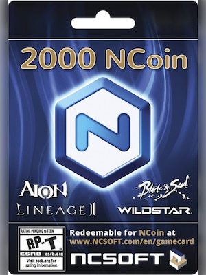 2000 NCoins - NCSoft Key - GLOBAL - 0