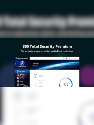 360 Total Security Premium PC 1 Device 1 Year Key GLOBAL - 2
