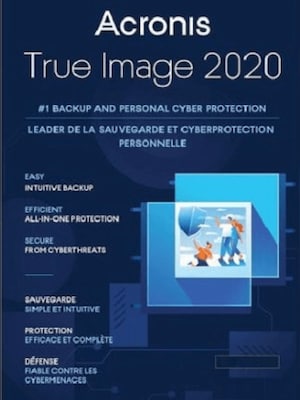 Acronis True Image Backup Software 2020 (PC, Android, Mac, iOS) 1 Device - Acronis Key - GLOBAL - 0