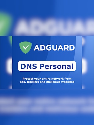 AdGuard DNS Personal (PC, Android, Mac, iOS) (20 Devices, 1 Year)  - AdGuard Key - GLOBAL - 2