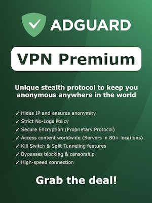 AdGuard VPN (10 Devices , 2 Years) - AdGuard Key - GLOBAL - 0