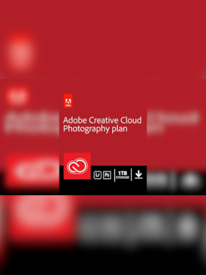 Adobe Creative Cloud Photography Plan Subscription (1 Year, 1 TB) - Adobe Key - EUROPE - 2
