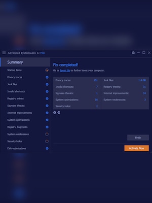 Advanced SystemCare 13 PRO (1 Device, 1 Year) - IObit Key - GLOBAL - 6
