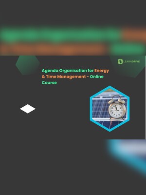 Agenda Organisation for Energy & Time Management Online Course - LearnDrive Key - GLOBAL - 2