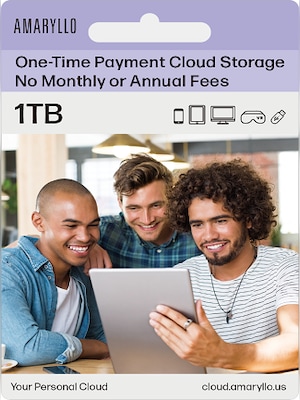 Amaryllo Cloud One-Time Payment  Gift Card 1 TB - Amaryllo Key - GLOBAL - 0