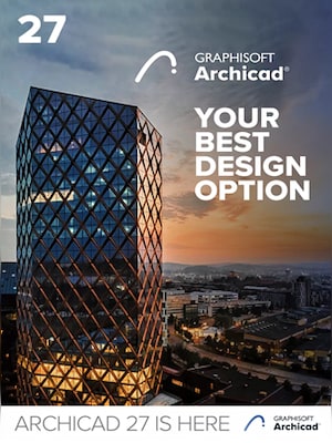 Archicad 27 Educational License (PC) (1 Device, 1 Year)  - Archicad Key - GLOBAL - 0
