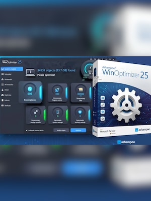 Ashampoo WinOptimizer 25 (2 Devices, Lifetime) - Ashampoo Key - GLOBAL - 2