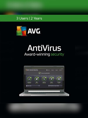 AVG Anti-Virus PC 3 Users 2 Years AVG Key GLOBAL - 3