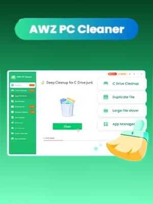 AWZ PC Cleaner (PC) (2 Devices, Lifetime)  - AWZ Key - GLOBAL - 0