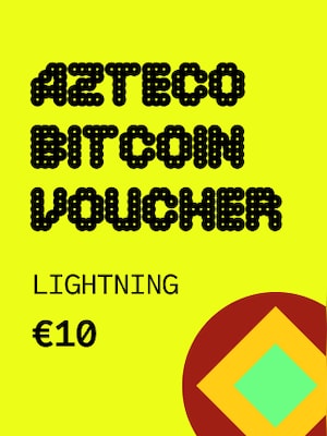 Azteco Bitcoin (Crypto) Lightning Voucher 10 EUR - Azteco Key - GLOBAL - 0