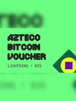 Azteco Bitcoin (Crypto) Lightning Voucher 25 EUR - Azteco Key - GLOBAL - 2