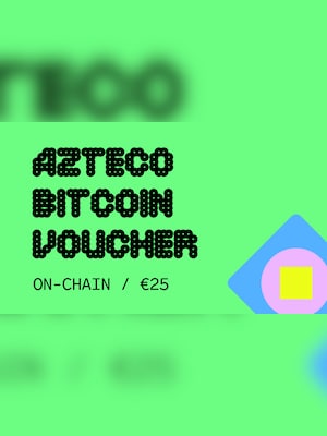 Azteco Bitcoin (Crypto) On-Chain Voucher 25 EUR - Azteco Key - GLOBAL - 2