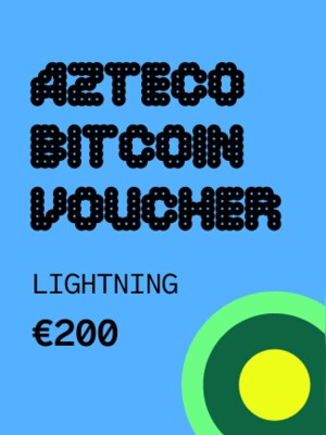 Azteco Bitcoin Lightning Voucher 200 EUR - Azteco Key - GLOBAL - 0