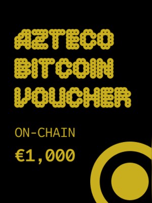 Azteco Bitcoin On-Chain Voucher 1000 EUR - Azteco Key - GLOBAL - 0