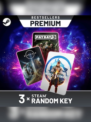 Bestsellers Random 3 Keys Premium (PC) - Steam Key  - GLOBAL - 3