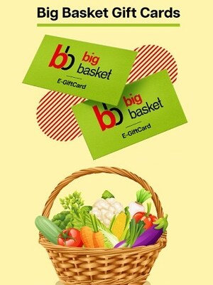 Bigbasket Gift Card 5500 INR - BigBasket Key - INDIA - 0