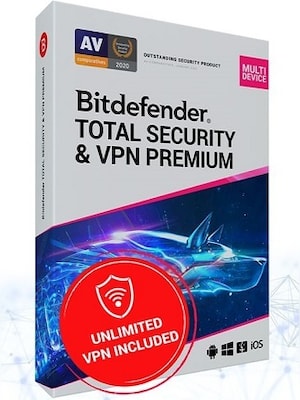 Bitdefender Total Security + Premium VPN (PC, Android, Mac, iOS) (5 Devices, 2 Years)  - Bitdefender Key - GLOBAL - 0