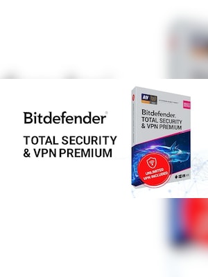 Bitdefender Total Security + Premium VPN (PC, Android, Mac, iOS) (5 Devices, 2 Years)  - Bitdefender Key - GLOBAL - 2