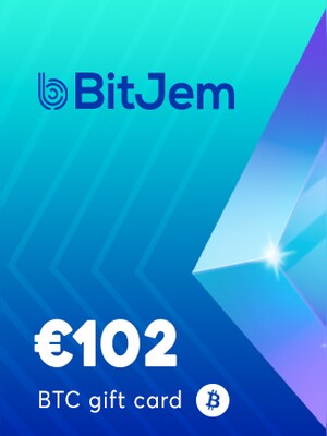 ¡Comprar BitJem Bitcoin Gift Card 102 EUR - BitJem Clave - Barato - G2A ...