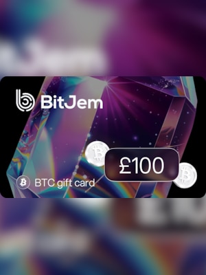 BitJem Crypto Gift Card Bitcoin 100 GBP - BitJem Key - 2