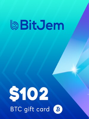 BitJem Crypto Gift Card Bitcoin 102 USD - BitJem Key - 0