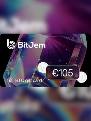 BitJem Crypto Gift Card Bitcoin 105 EUR - BitJem Key - 2