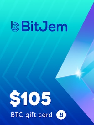 BitJem Crypto Gift Card Bitcoin 105 USD - BitJem Key - 0