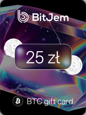BitJem Crypto Gift Card Bitcoin 25 PLN - BitJem Key - 0
