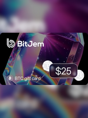 BitJem Crypto Gift Card Bitcoin 25 USD - BitJem Key - 2