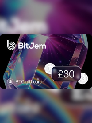 BitJem Crypto Gift Card Bitcoin 30 GBP - BitJem Key - 2