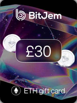 BitJem Crypto Gift Card ETH 30 GBP - BitJem Key - 0