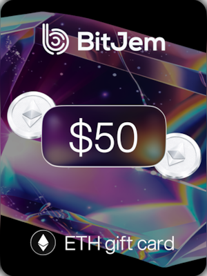 BitJem Crypto Gift Card ETH 50 USD - BitJem Key - 0