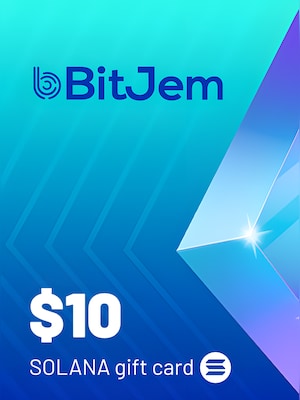 BitJem Crypto Gift Card SOL 10 USD - BitJem Key - 0