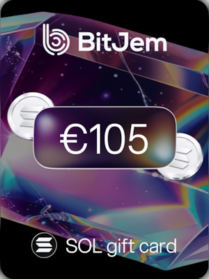 BitJem Crypto Gift Card SOL 105 EUR - BitJem Key - 0