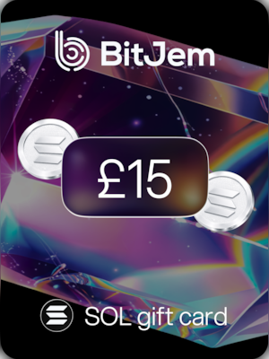 BitJem Crypto Gift Card SOL 15 GBP - BitJem Key - 0