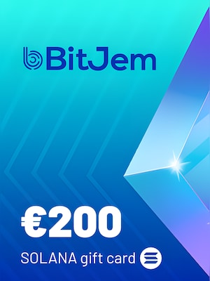 BitJem Crypto Gift Card SOL 200 EUR - BitJem Key - 0