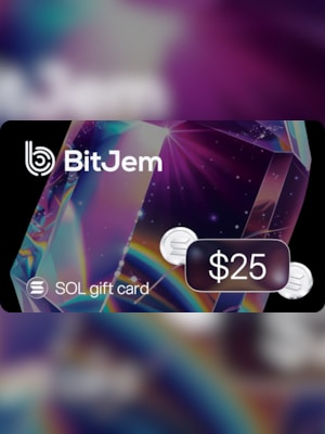 BitJem Crypto Gift Card SOL 25 USD - BitJem Key - 2