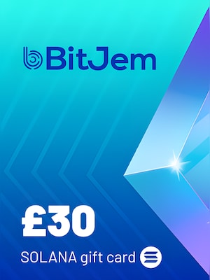 BitJem Crypto Gift Card SOL 30 GBP - BitJem Key - 0