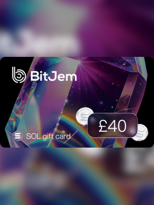BitJem Crypto Gift Card SOL 40 GBP - BitJem Key - 2