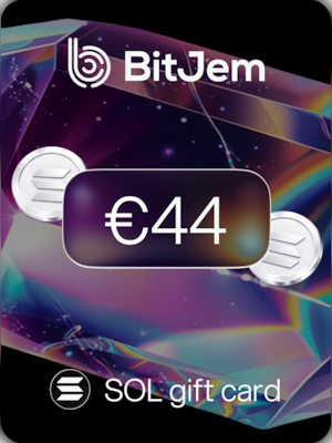 BitJem Crypto Gift Card SOL 44 EUR - BitJem Key - 0